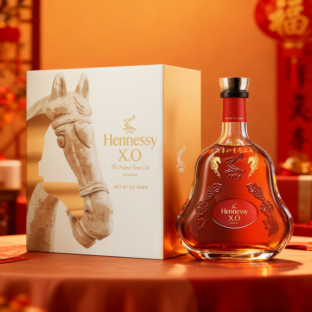 2026 CNY Gifts|Hennessy X.O 轩尼诗X.O 2026马年限定酒 - 酒类 - 玻璃 