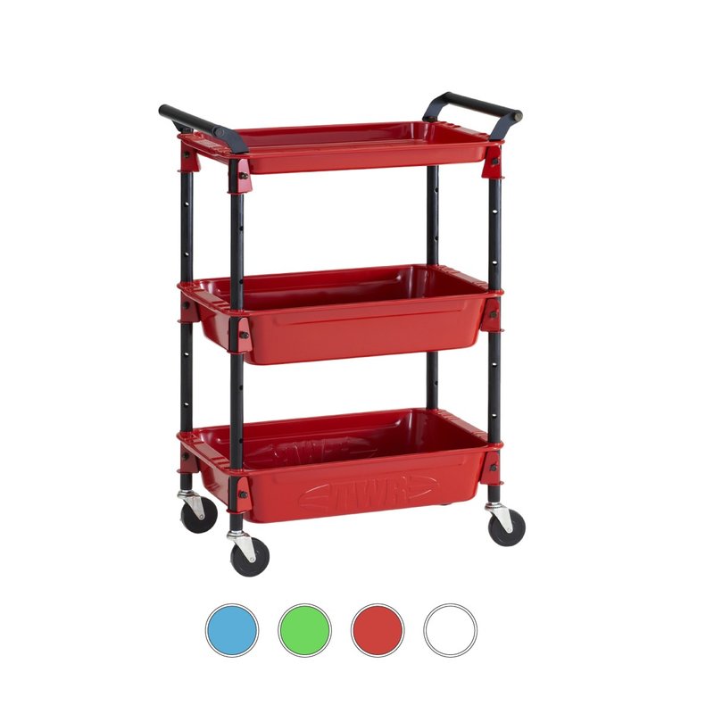 日本TOYO钢制工具推车TWR-2 (4色) - 置物架/篮子 - 其他金属 多色