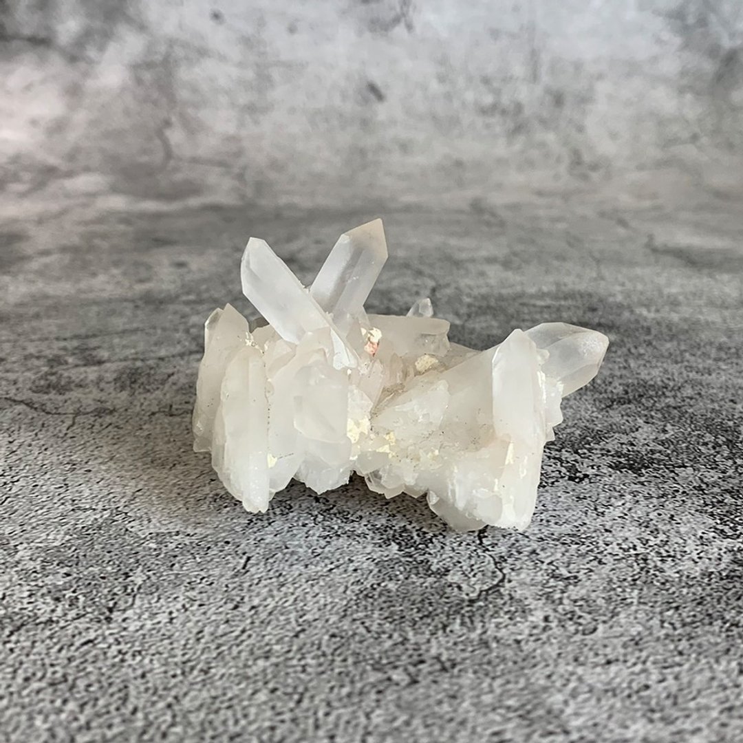 水晶簇- 白水晶原矿 办公室疗愈微景观 设备摆饰 一物一图 - 摆饰 - 宝石 透明
