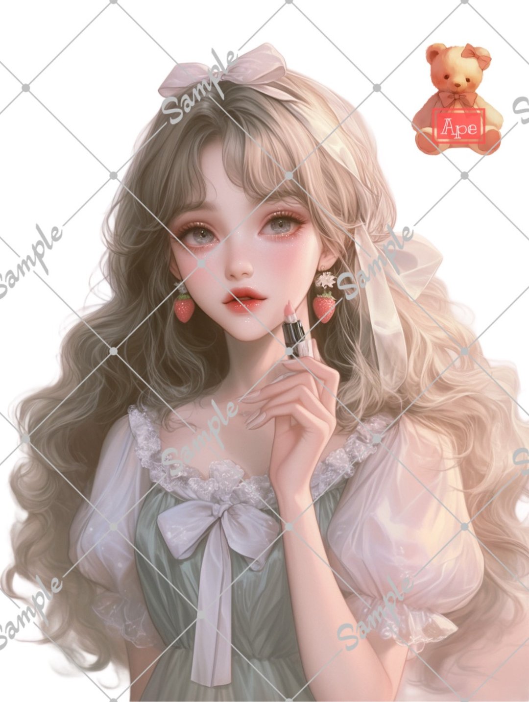 原创人物贴纸 装饰贴纸 内含5张 - 贴纸 - 纸 