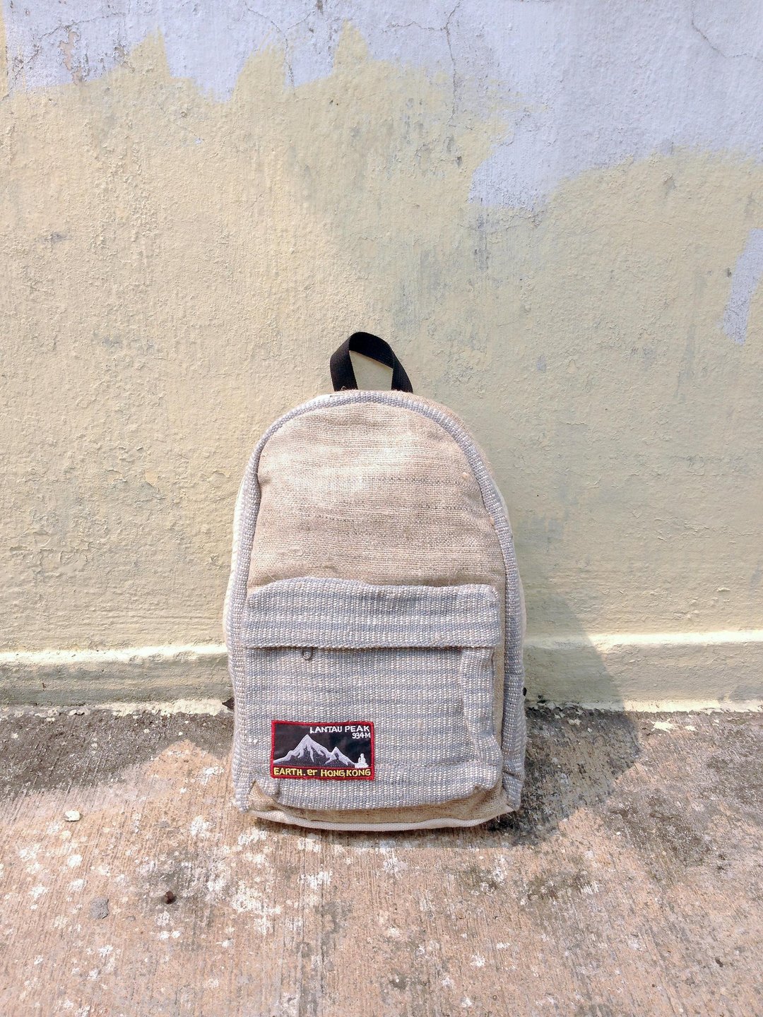 EARTH.er │大麻布学生背包限量版 (蓝色) ● Hemp School Backpack Limited Edition (Blue)│ :: 香港原创设计品牌 :: - 后背包/双肩包 - 棉 蓝色