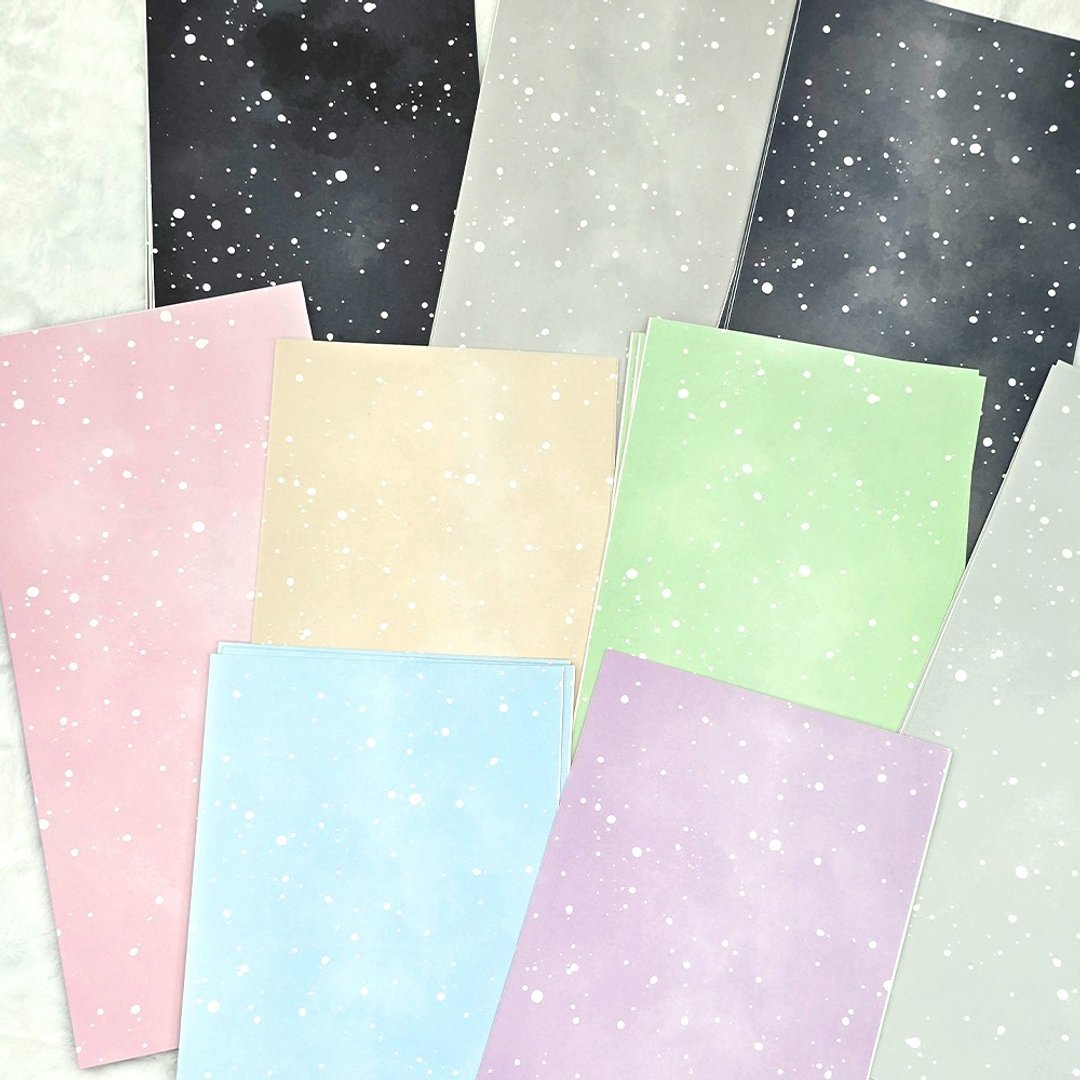 :Falling snow: 纸张 (120g) - 信封/信纸 - 纸 