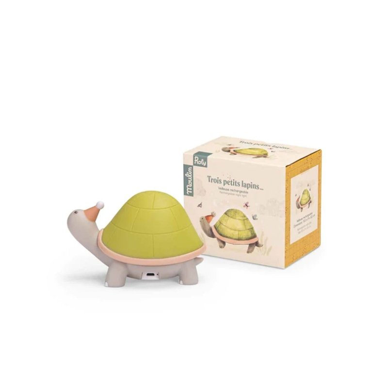 法国 Moulin Roty 乌龟小夜灯 - 灯具/灯饰 - 塑料 多色