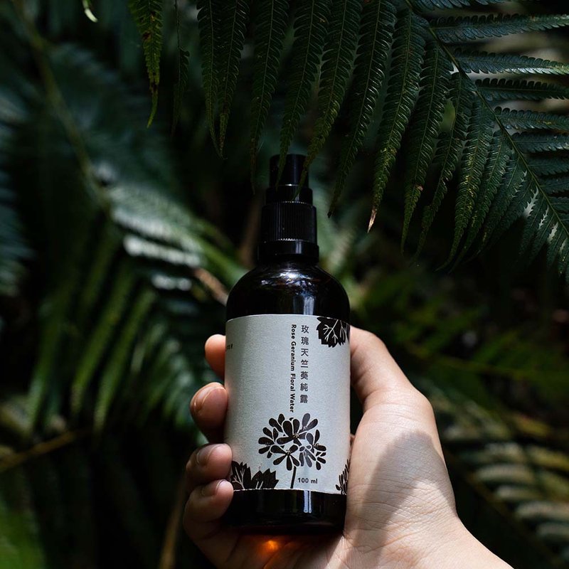 【小农礼品】友善小农选物│玫瑰天竺葵纯露香氛/纯净无毒/拌手礼 - 香薰/精油/线香 - 浓缩/萃取物 黄色