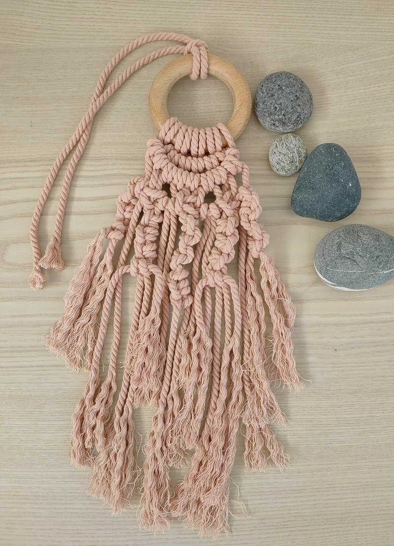 【美人鱼条约】macrame编织 挂饰 墙饰 吊饰 圣诞礼物/交换礼物/ - 墙贴/壁贴 - 棉．麻 银色