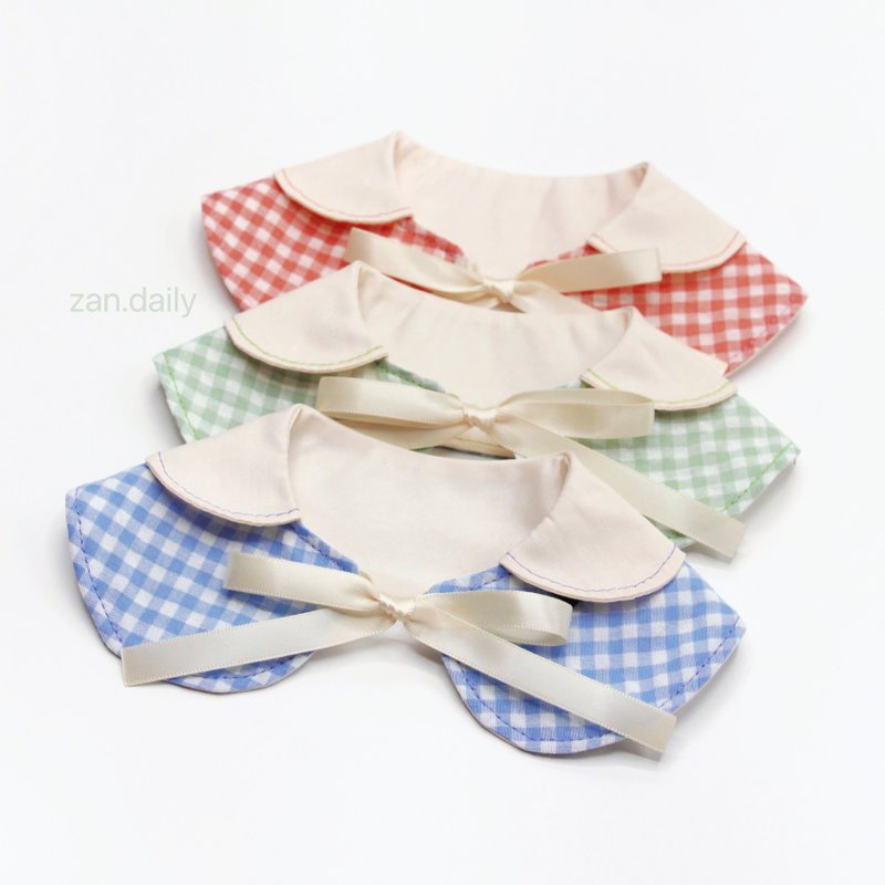 野餐风光苒宠物小圆领巾 - 衣/帽 - 棉．麻 多色