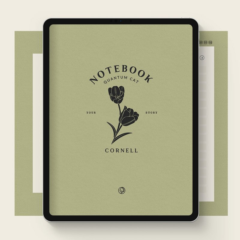 Cornell康奈尔笔记本|Goodnotes模板|Notability电子手账学习笔记 - 电子手帐及素材 - 其他材质 