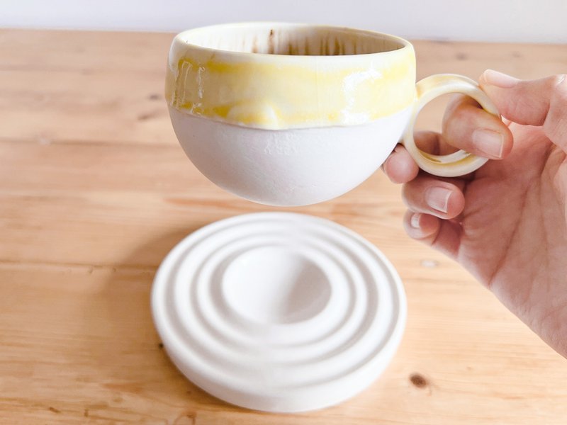 水滴与涟漪杯碟套装 - 花瓶/陶器 - 陶 