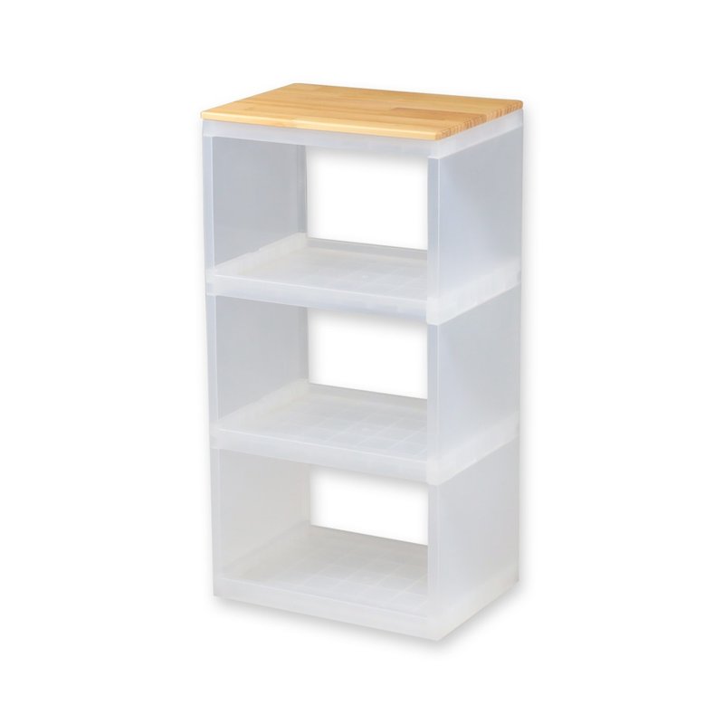 【原木圆生 WOODLIFE】原木桌板-PP组合箱可适用 | 松木 橡木 - 收纳用品 - 木头 