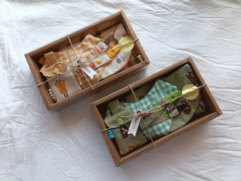 定制化弥月礼盒 |需讨论订制尺寸及布料花色| - 满月礼盒 - 棉．麻 