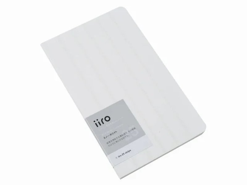 神戸派计画 iiro 25 条纹(雪白) - 笔记本/手帐 - 纸 白色