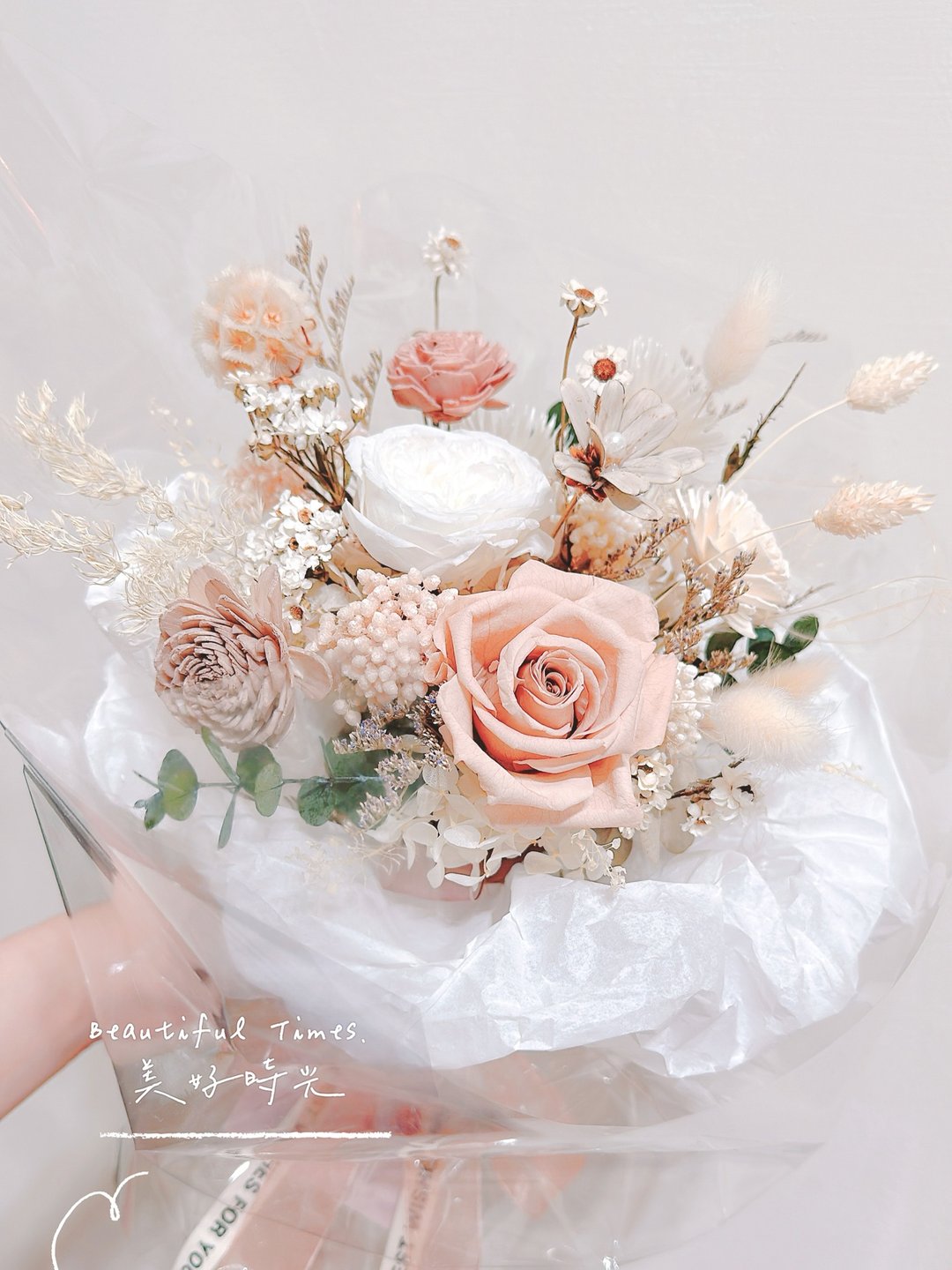 不凋花、花束、干燥花、永生花、求婚、结婚、登记 - 干燥花/捧花 - 植物．花 透明