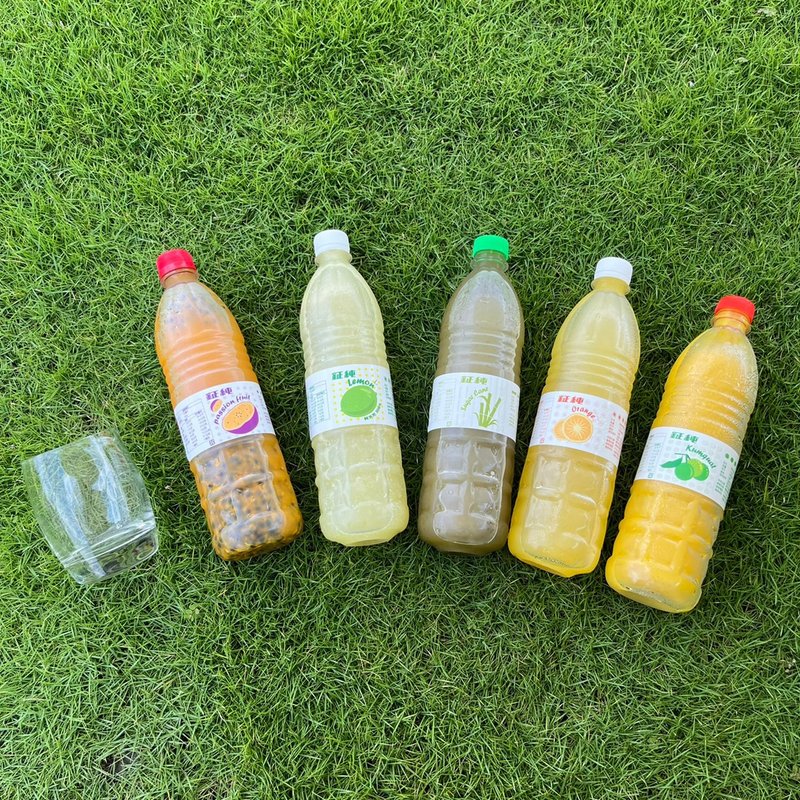 【钲纯】水果原汁 750ml 柠檬/柳橙/金桔/百香果/甘蔗 - 茶 - 其他材质 