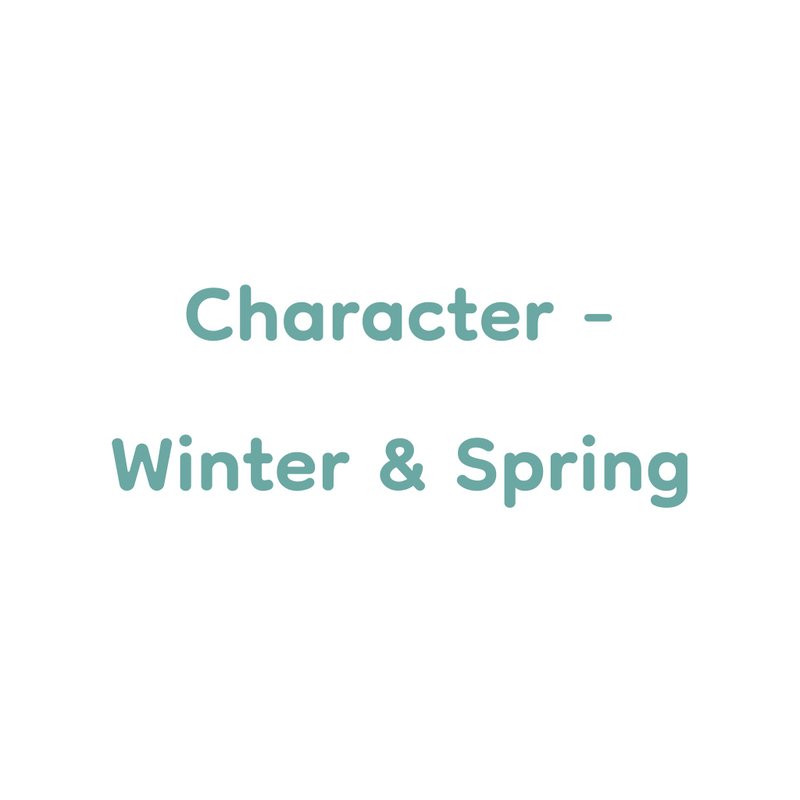 角色 - Winter&Spring (인물 - 겨울&봄) 套装 - 贴纸 - 纸 