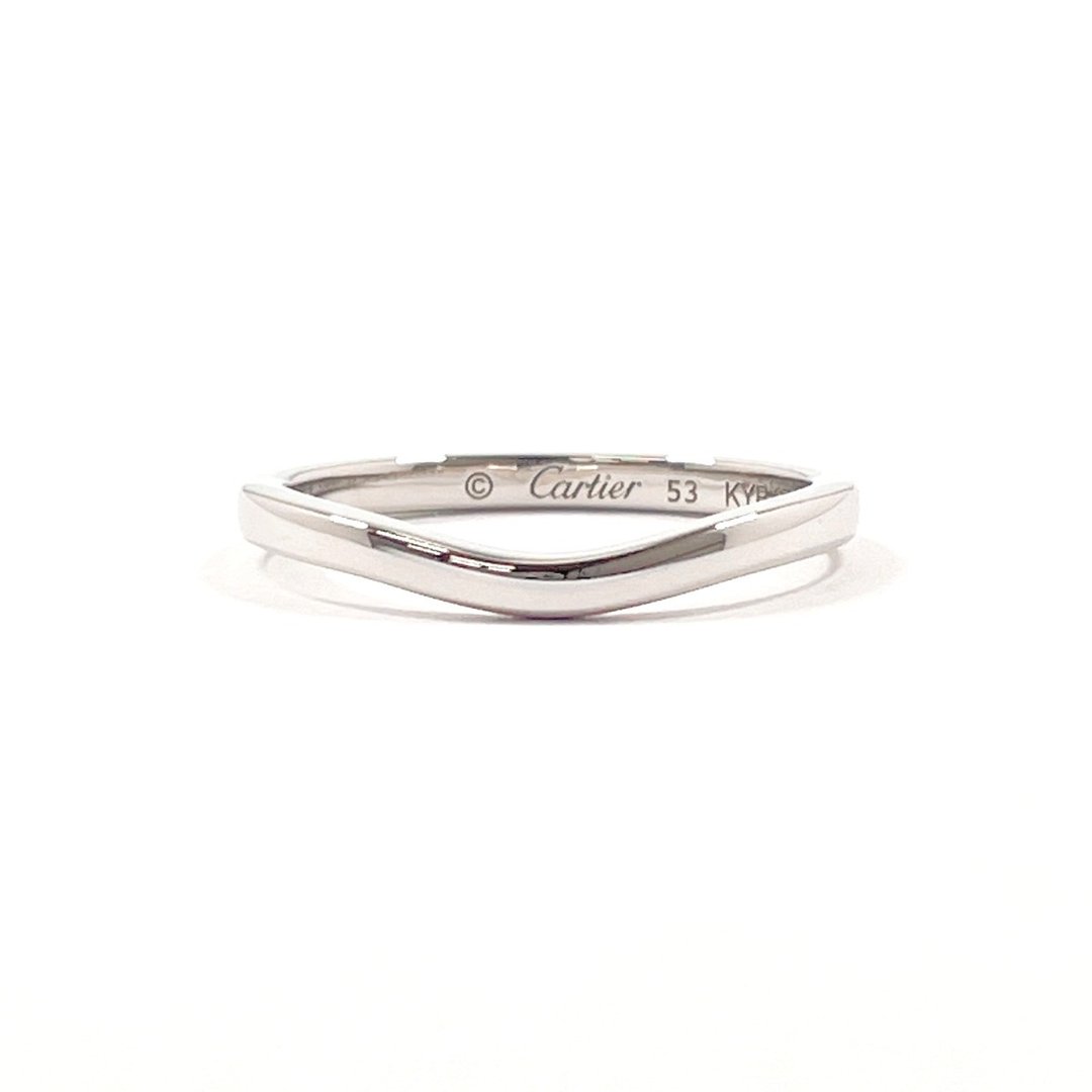【日本直送 二手美品】12 号 卡地亚 CARTIER 戒指 CRB4092853 Ballerina 婚戒 Pt950 铂金 - 戒指 - 贵金属 银色