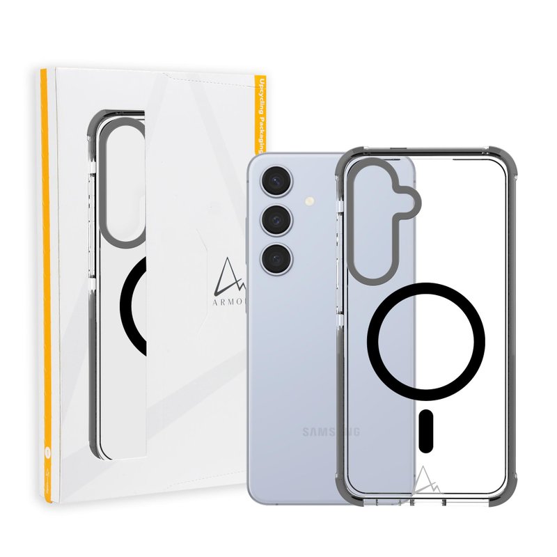 ARMOR SamsungGalaxyS24系列Classics Crystal磁吸(黑)电话保护壳 - 手机壳/手机套 - 其他材质 
