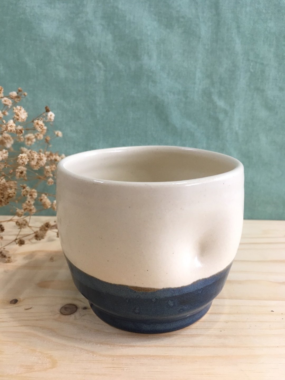 小茶杯-蓝 - 茶具/茶杯 - 陶 蓝色