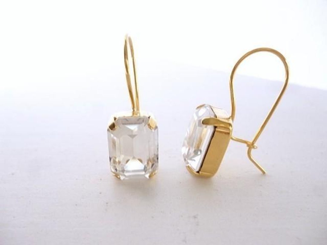 Salud Crystal - 耳环/耳夹 - 其他金属 