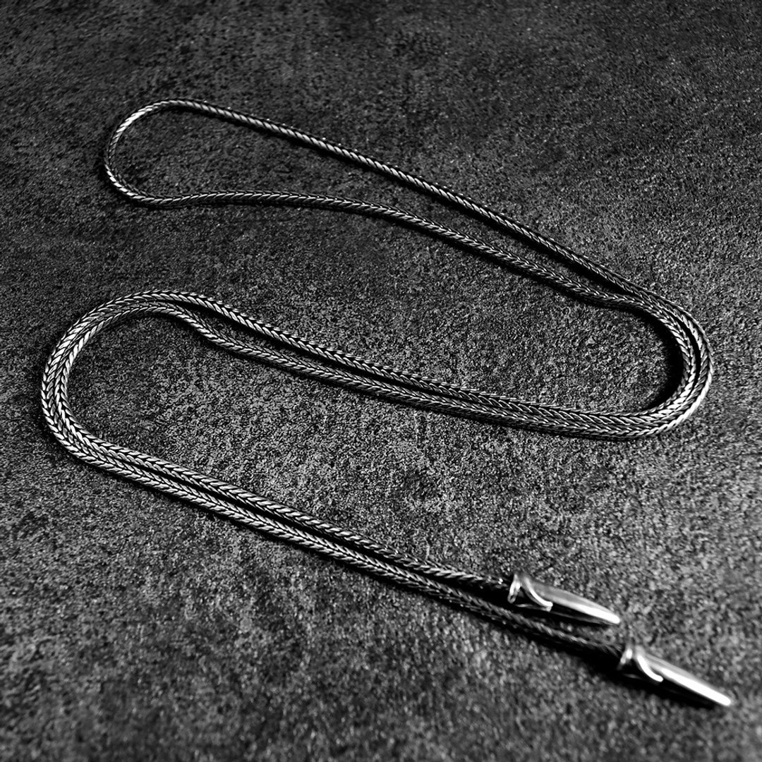 【专属配件】保罗领带 / Bolo Tie / 美式领带 专用 金属领绳 - 领带/领带夹 - 铜/黄铜 银色