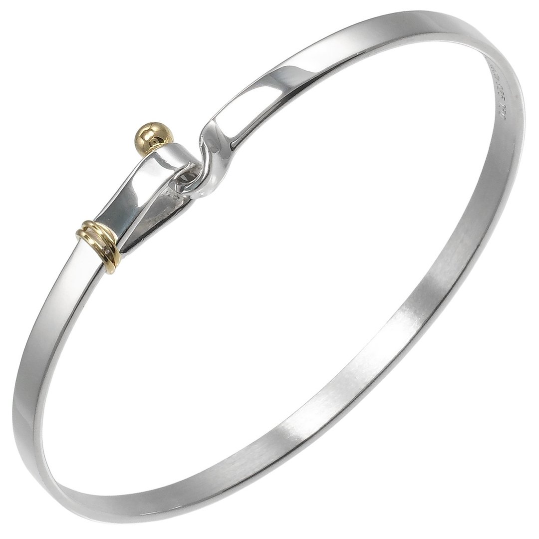 [日本直送] Tiffany & Co. 爱之结手链 925银K18YG黄约12金[二手] A级 - 手链/手环 - 银 银色