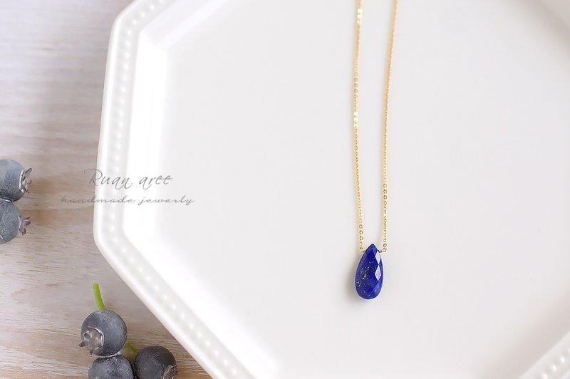 14kg-Lapis lazuli necklace - 项链 - 半宝石 蓝色