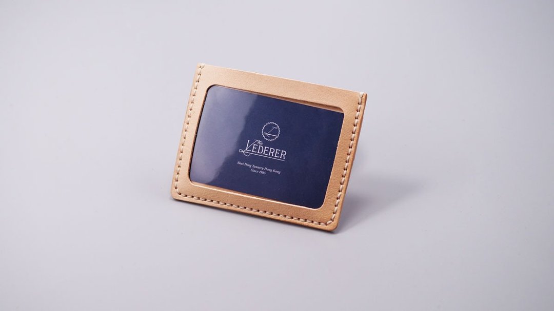 相片卡片套 II | 手缝材料包 | BSP139 - 皮件 - 真皮 橘色