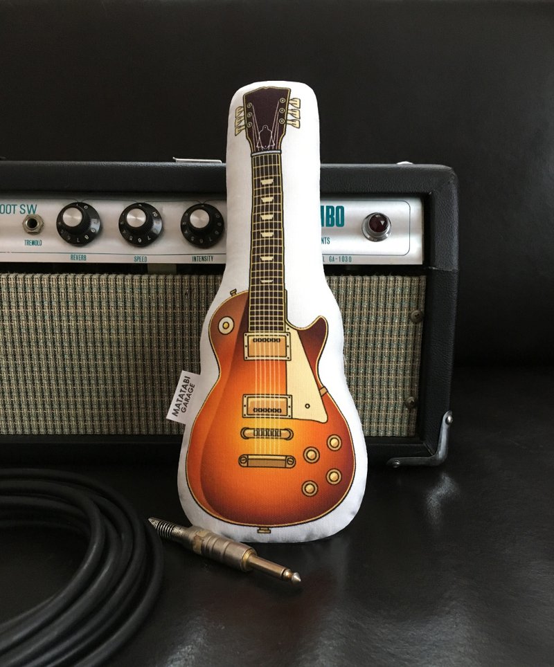 吉他造型的猫咪玩具　棕色 - 玩具 - 棉．麻 咖啡色