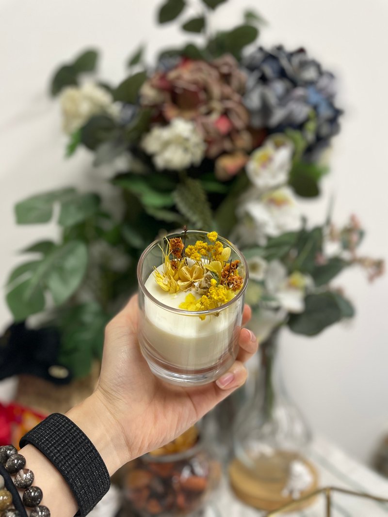 温暖木质调 Warm & Masculine | 红木柚木 | 手工精油大豆蜡烛 - 蜡烛/烛台 - 蜡 