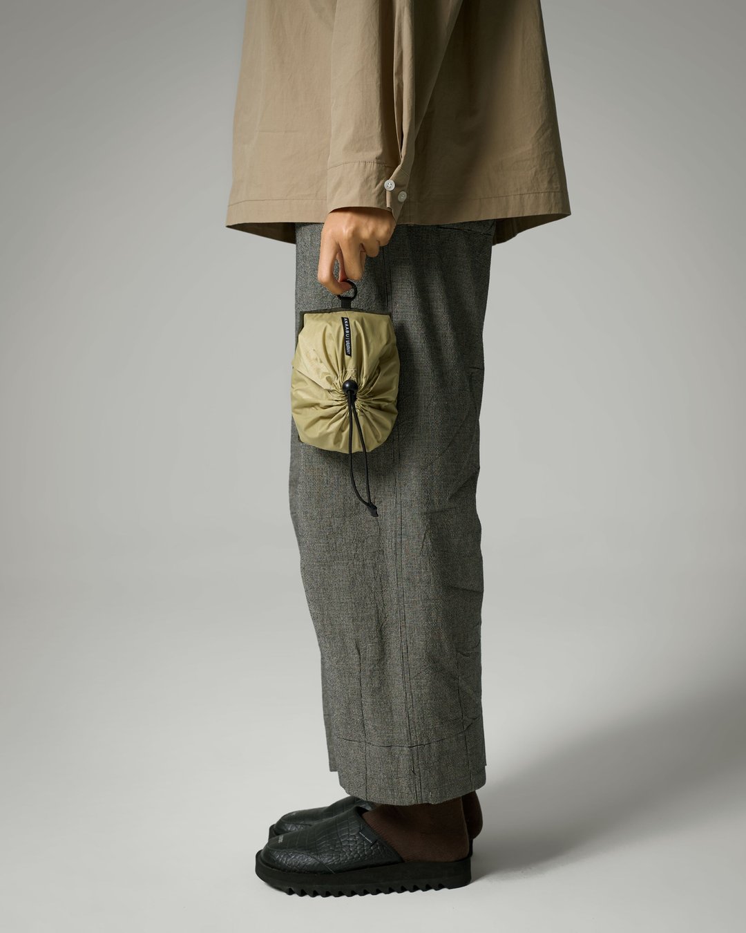 Unisex：Grab Pouch (橄榄绿) - 化妆包/杂物包 - 尼龙 绿色