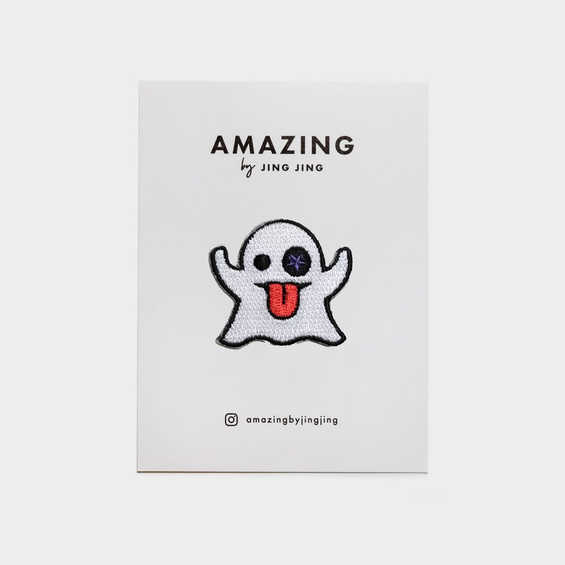 Sticker布贴 - 顽皮鬼 - 徽章/别针 - 绣线 