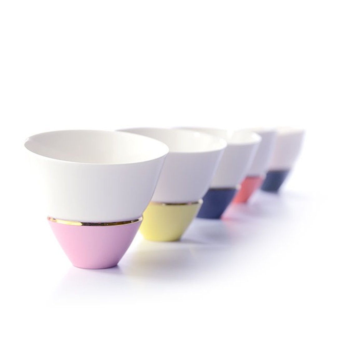 暮暮  8种色彩缤纷Layer.series SYUKI酒杯(L) - 茶具/茶杯 - 陶 多色
