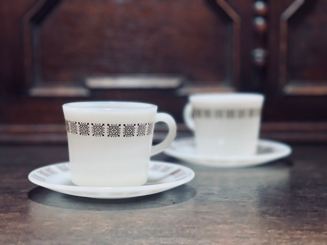 牛奶玻璃咖啡杯组 - 咖啡杯/马克杯 - 玻璃 
