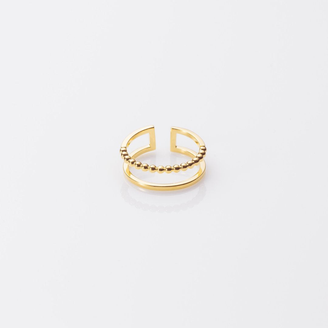 知性简约 /  Reese ring - 戒指 - 其他金属 金色