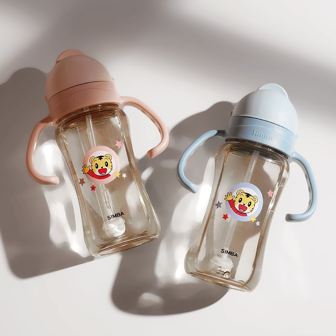 【Simba小狮王辛巴】巧虎PPSU自动把手滑盖杯270ml_福利品 - 奶瓶/奶嘴 - 其他材质 卡其色