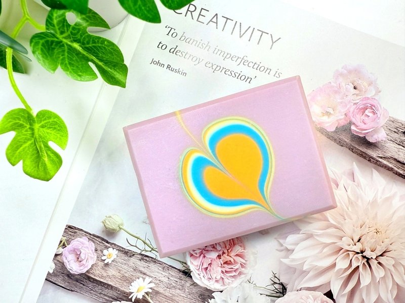 【24h 出货】紫色故事∣山茶花薰衣草牛奶皂 创意冷制皂 礼物 礼盒 - 肥皂/手工皂 - 环保材料 