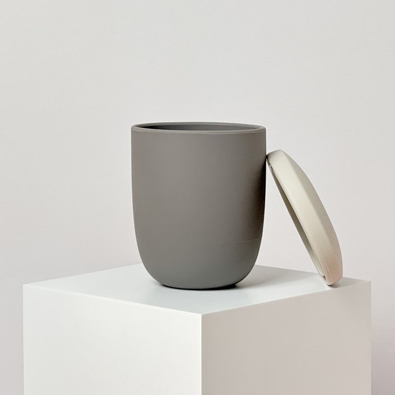 Besovida I 全硅胶小双杯－黑岩灰 - 其他杯子 - 硅胶 灰色