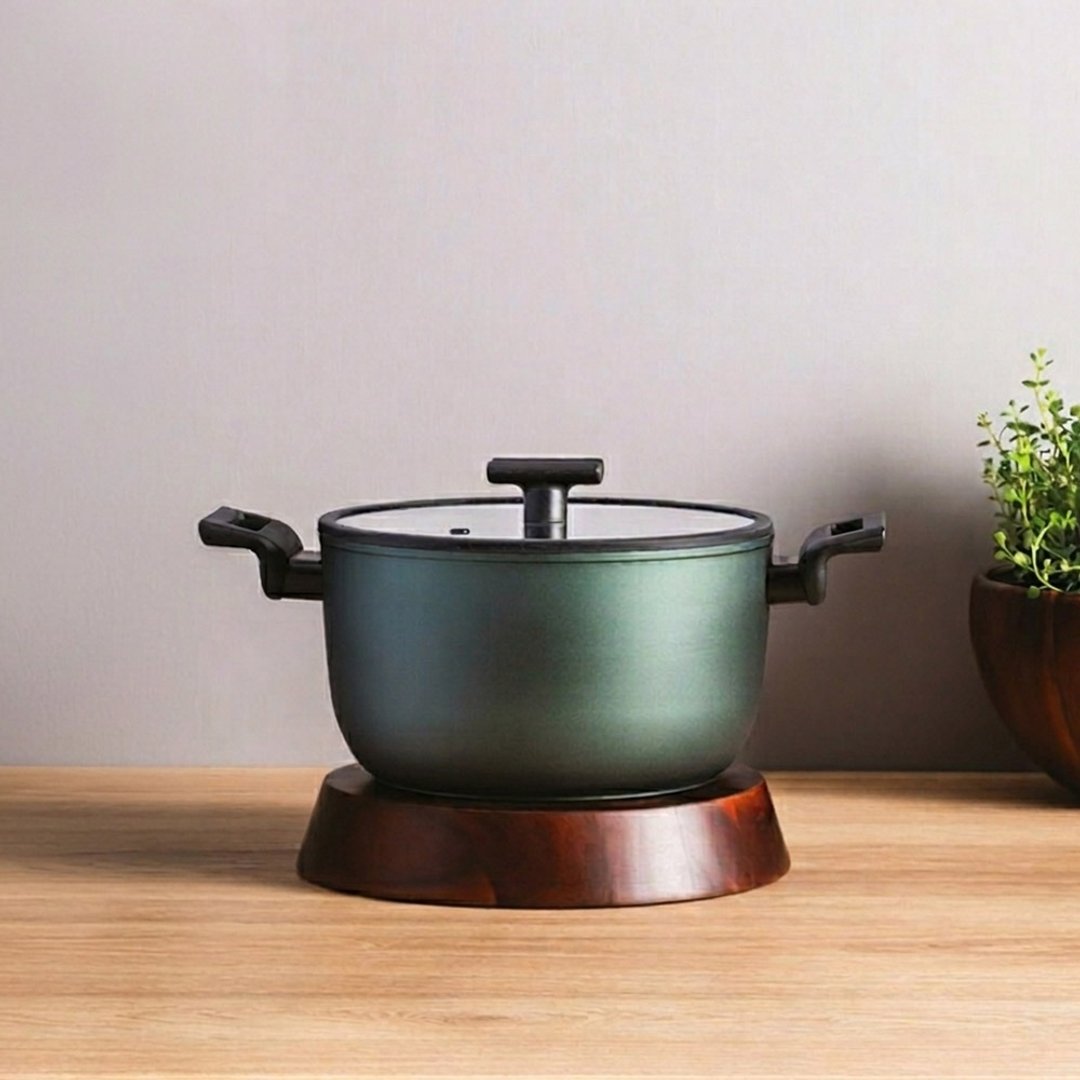 【Sambonet】Titan 陶瓷不沾锅 双耳汤锅 28cm / Pro Green - 锅具/烤盘 - 铝合金 绿色