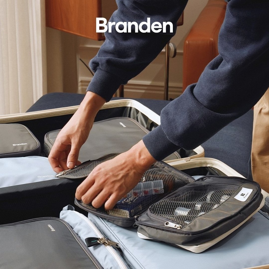 Branden 可扩展旅行收纳袋│Wash Bag│防水收纳包│化妆包│韩国 - 化妆包/杂物包 - 防水材质 
