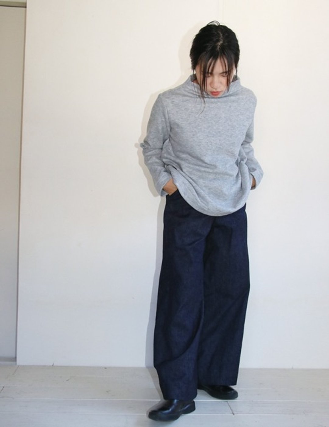 牛仔长宽裤 - 女装长裤 - 棉．麻 
