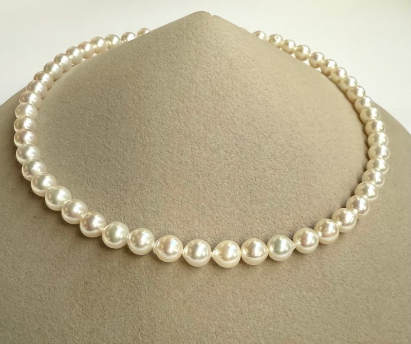 Akoya pearl sea pearl necklace - 项链 - 珍珠 白色
