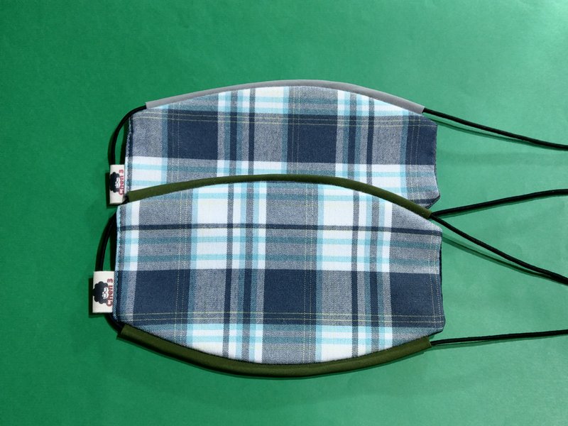 手工限量立体口罩  纯棉不织布  舒适 透气 可水洗 - 口罩 - 棉．麻 灰色