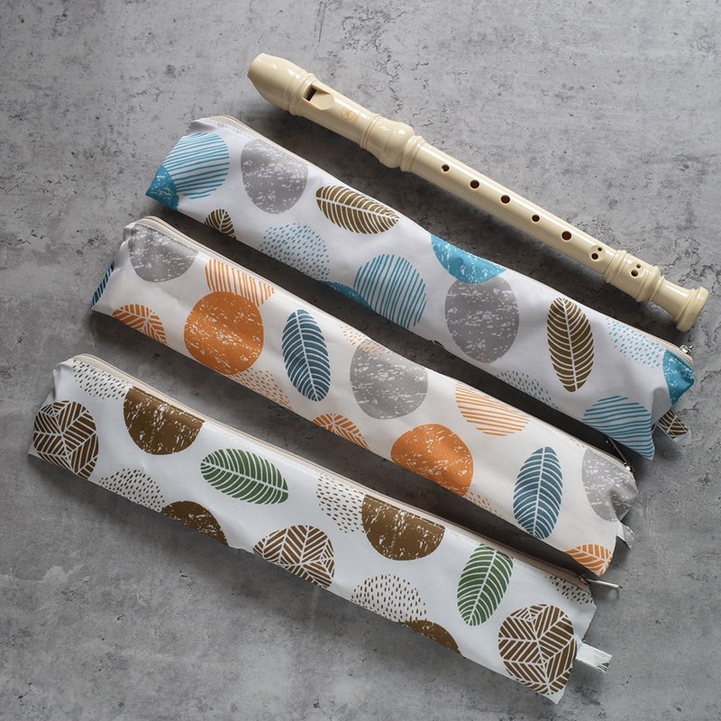 防水伞布 拉链直笛收纳袋_拓叶 - 其他 - 尼龙 橘色