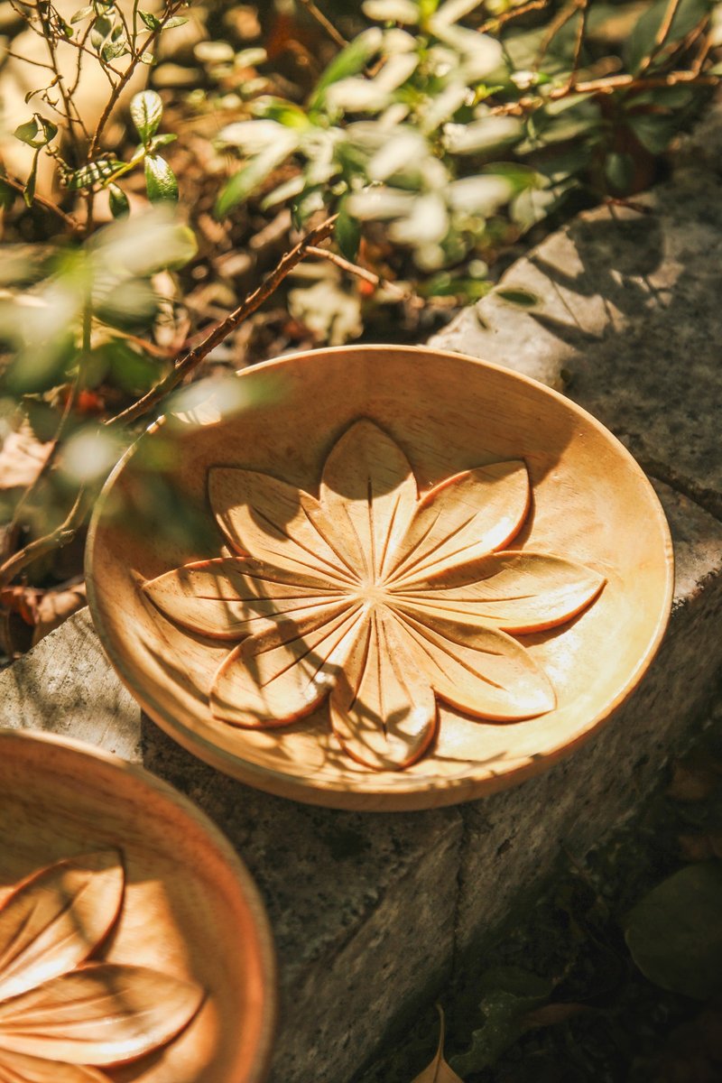 木刻小食盘 - 木工/竹艺 - 木头 