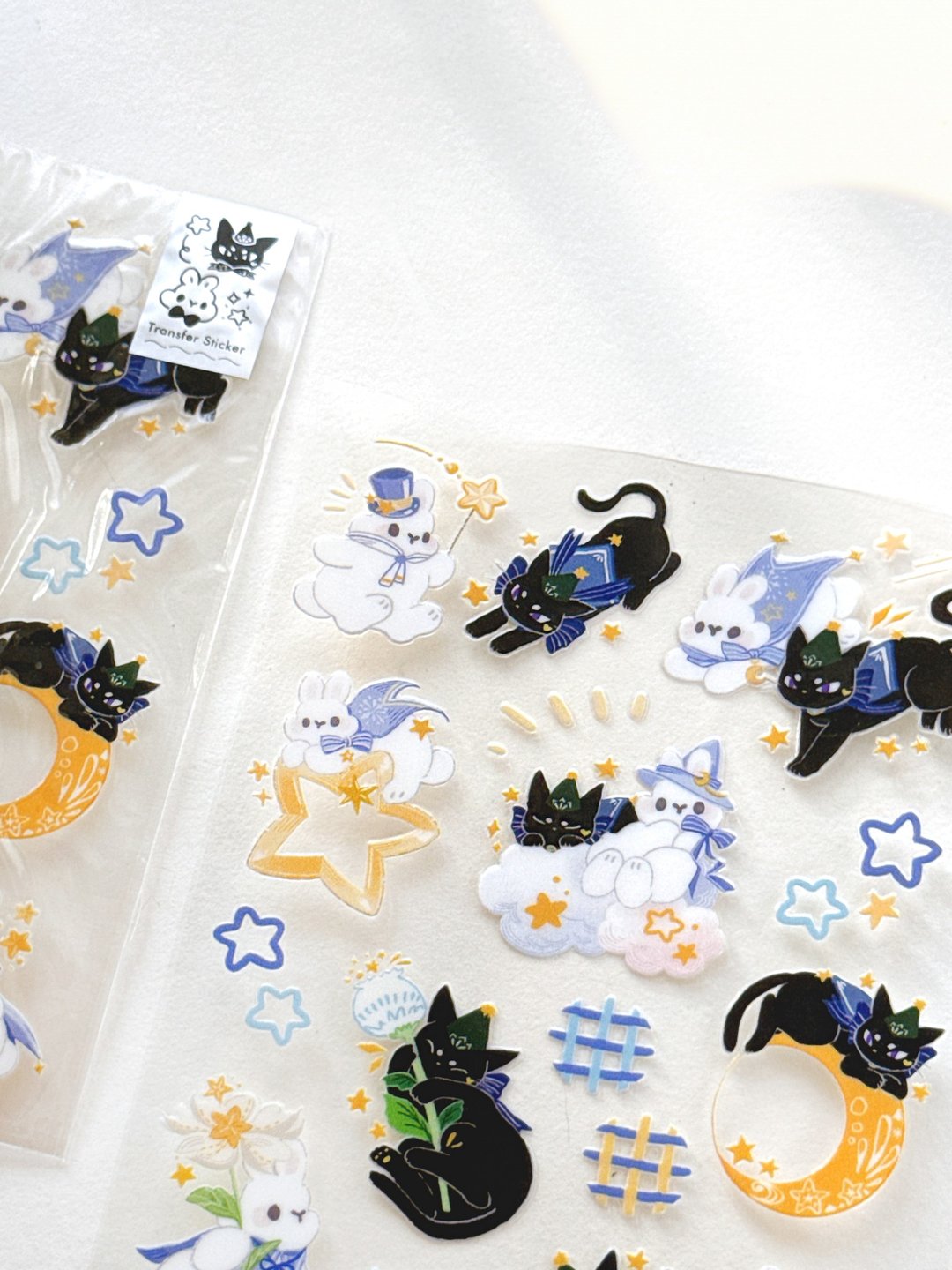 【柴尾-shibao 联名】星光漫游－水晶转印贴 - 贴纸 - 塑料 蓝色