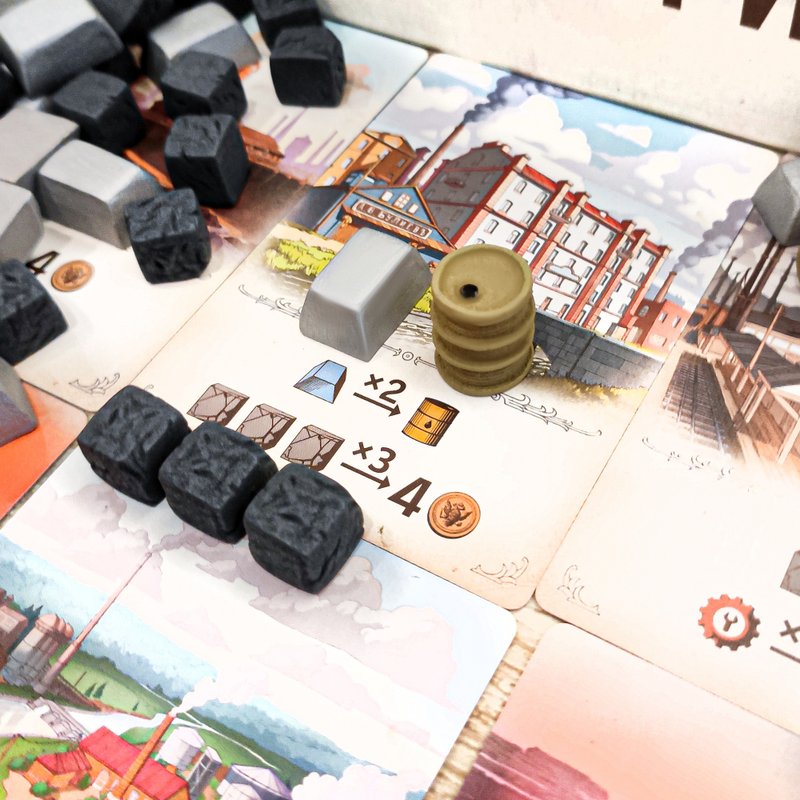 与 Furnace. Interbellum 棋盘游戏兼容的豪华资源代币。 - 桌游/玩具 - 其他材质 