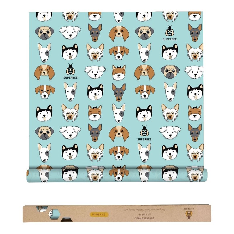 Superbee环保蜂蜡保鲜卷 (可爱萌宠图案) - 其他 - 蜡 