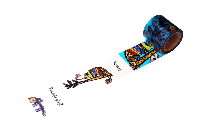 【小屋女子 YOJO TAPE】养生胶带 : YJV-22 - 纸胶带 - 防水材质 蓝色