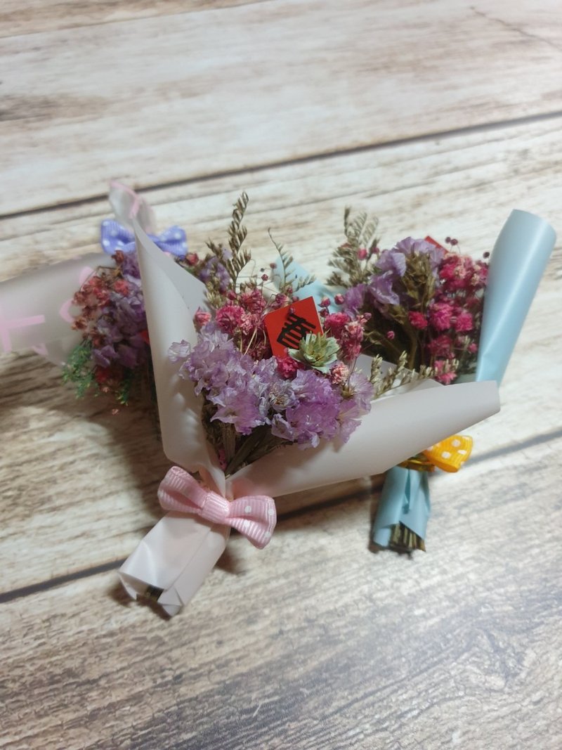 新年迷你花束 毕业 婚礼小物 活动 工商 干燥花永生花 - 干燥花/捧花 - 植物．花 多色