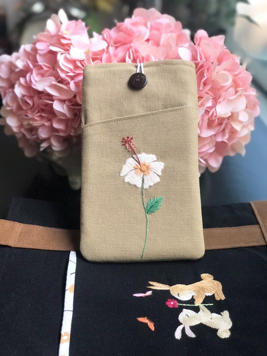 手工刺绣棉质手机套 - 其他 - 棉 