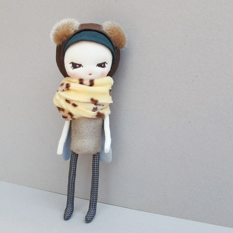 没见过这么口爱的苍蝇精灵(眼睛大大的) - 玩偶/公仔 - 棉．麻 咖啡色